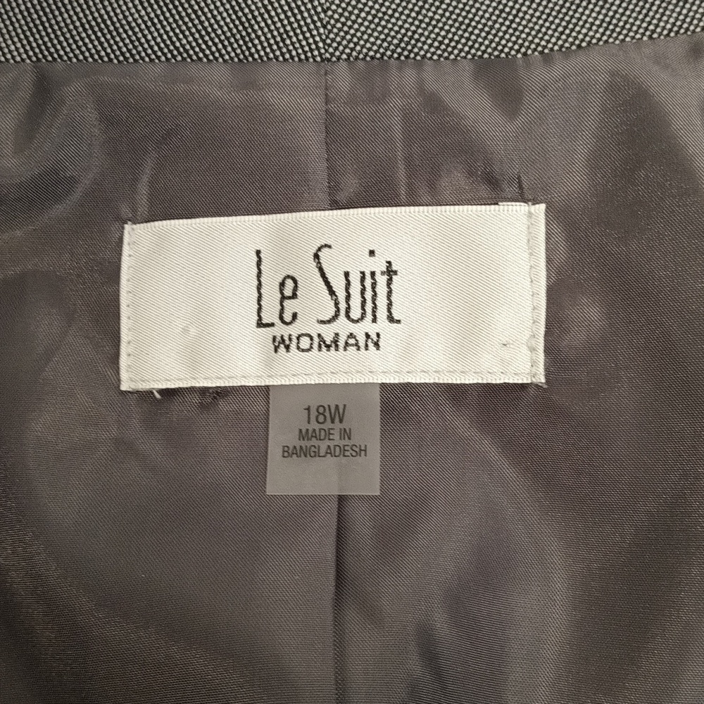 Le suit Woman Crepe One button Notch-collar Blazer/jacket plus size 18W - Picture 10 of 13